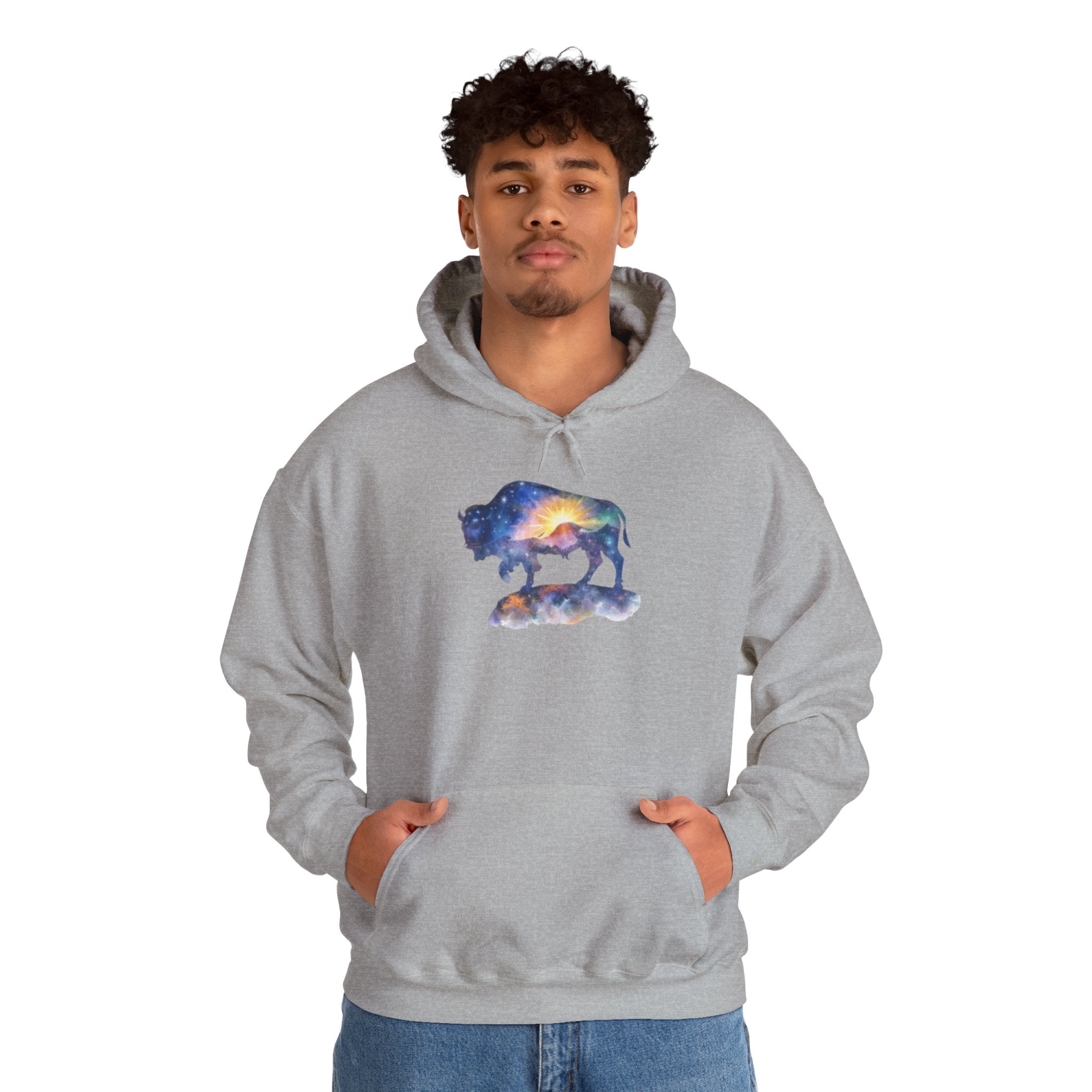 Cosmic Bison Graphic Sweatshirt