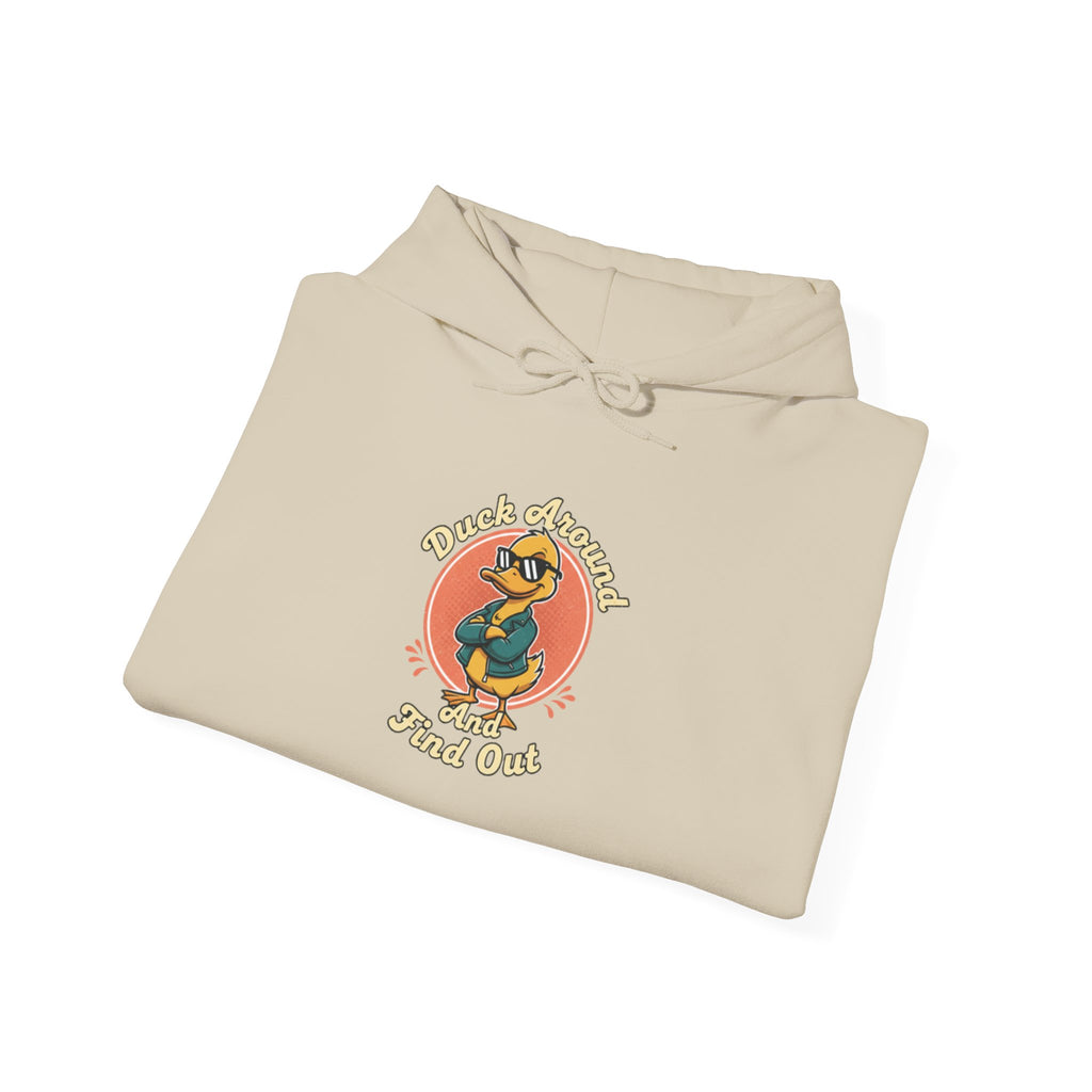 Duck Around and Find Out Hoodie — Funny Duck Graphic Hoodie