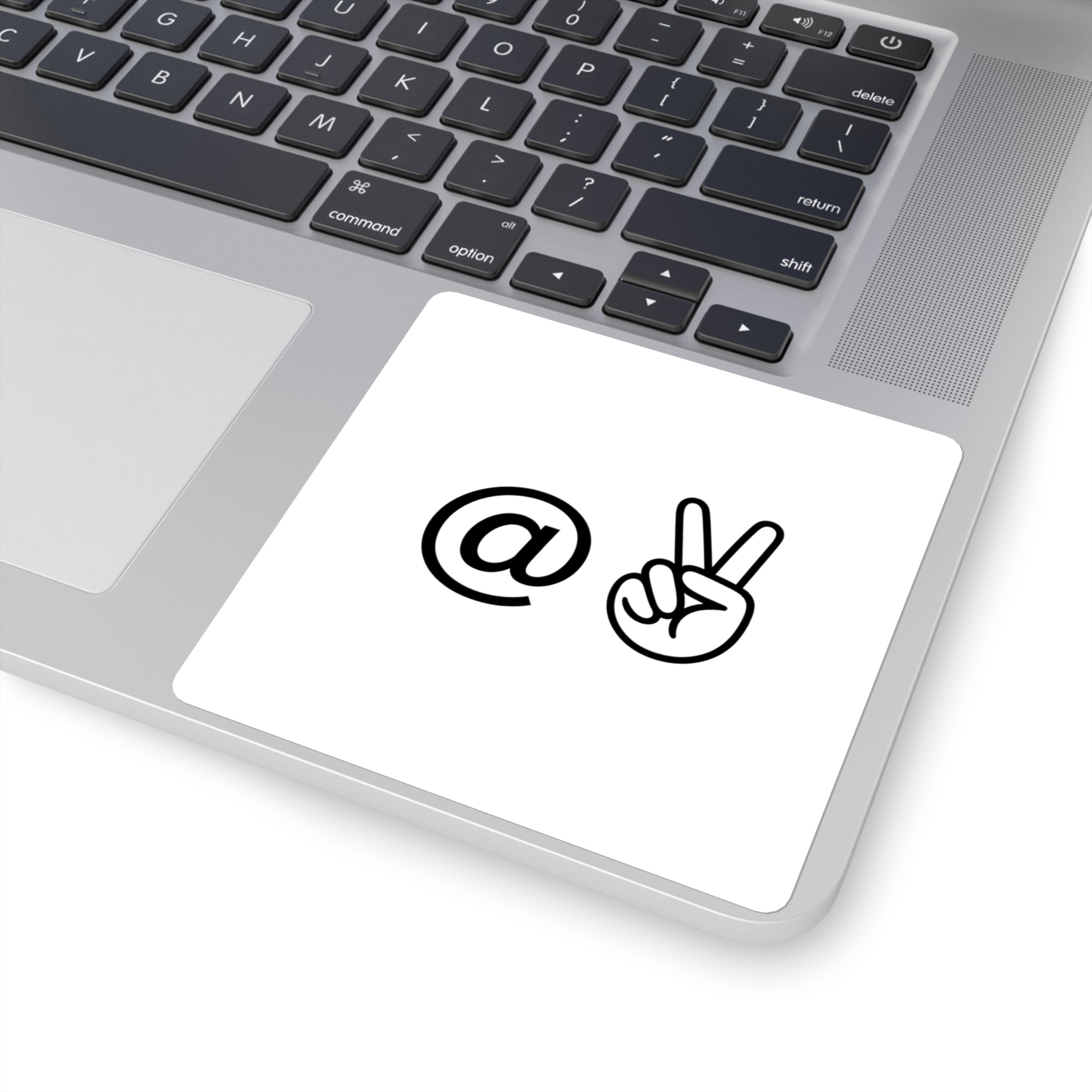 At Peace Sticker | Square sticker