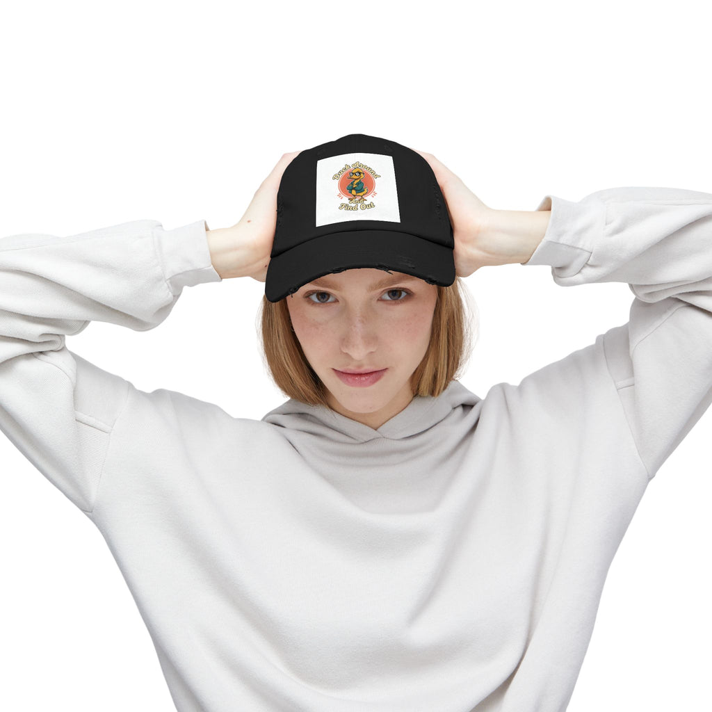 Duck Around and Find Out — Vintage Cartoon Distressed Cap