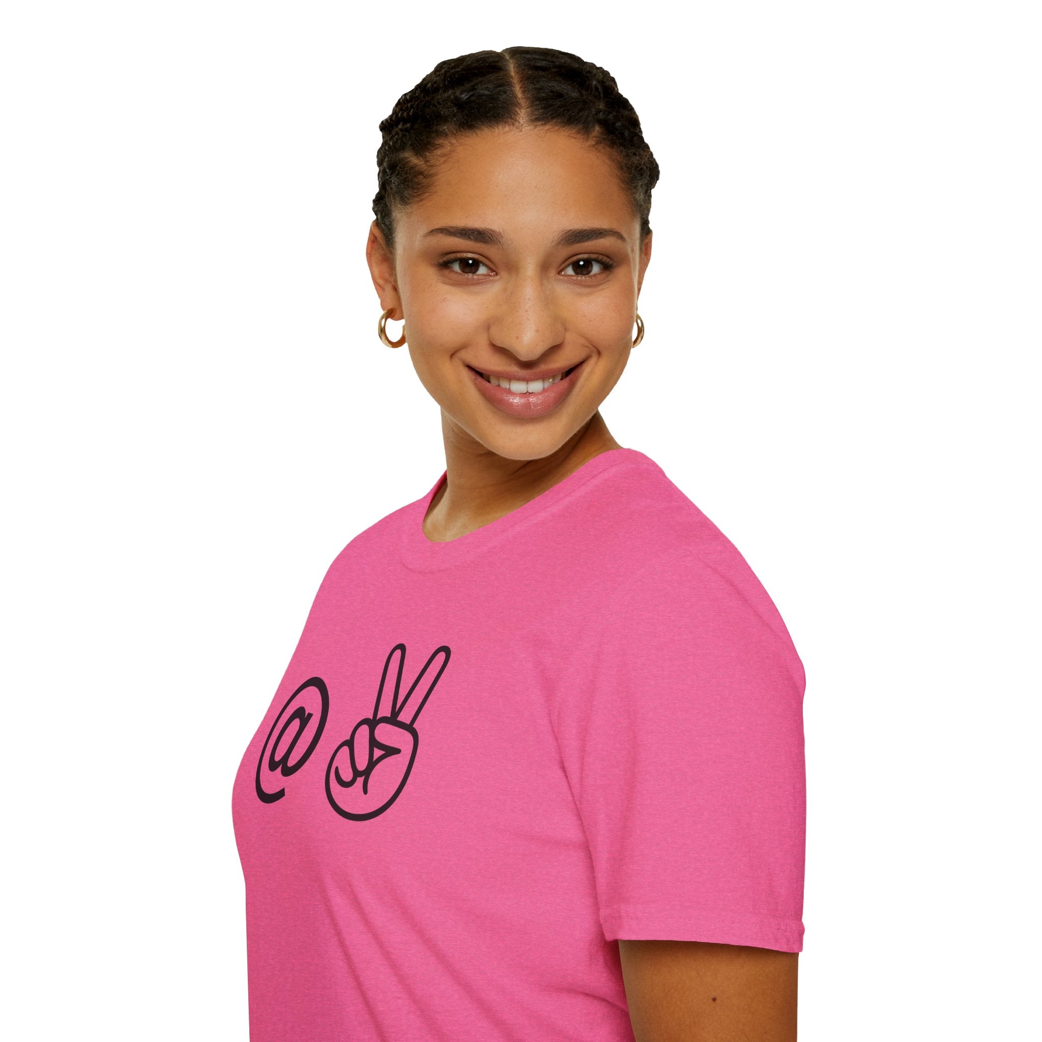 At Peace T-Shirt — Minimalist Graphic Tee