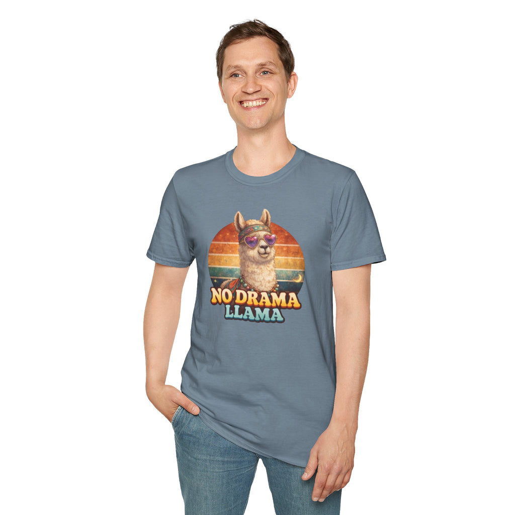 No Drama Llama Unisex Softstyle T-Shirt