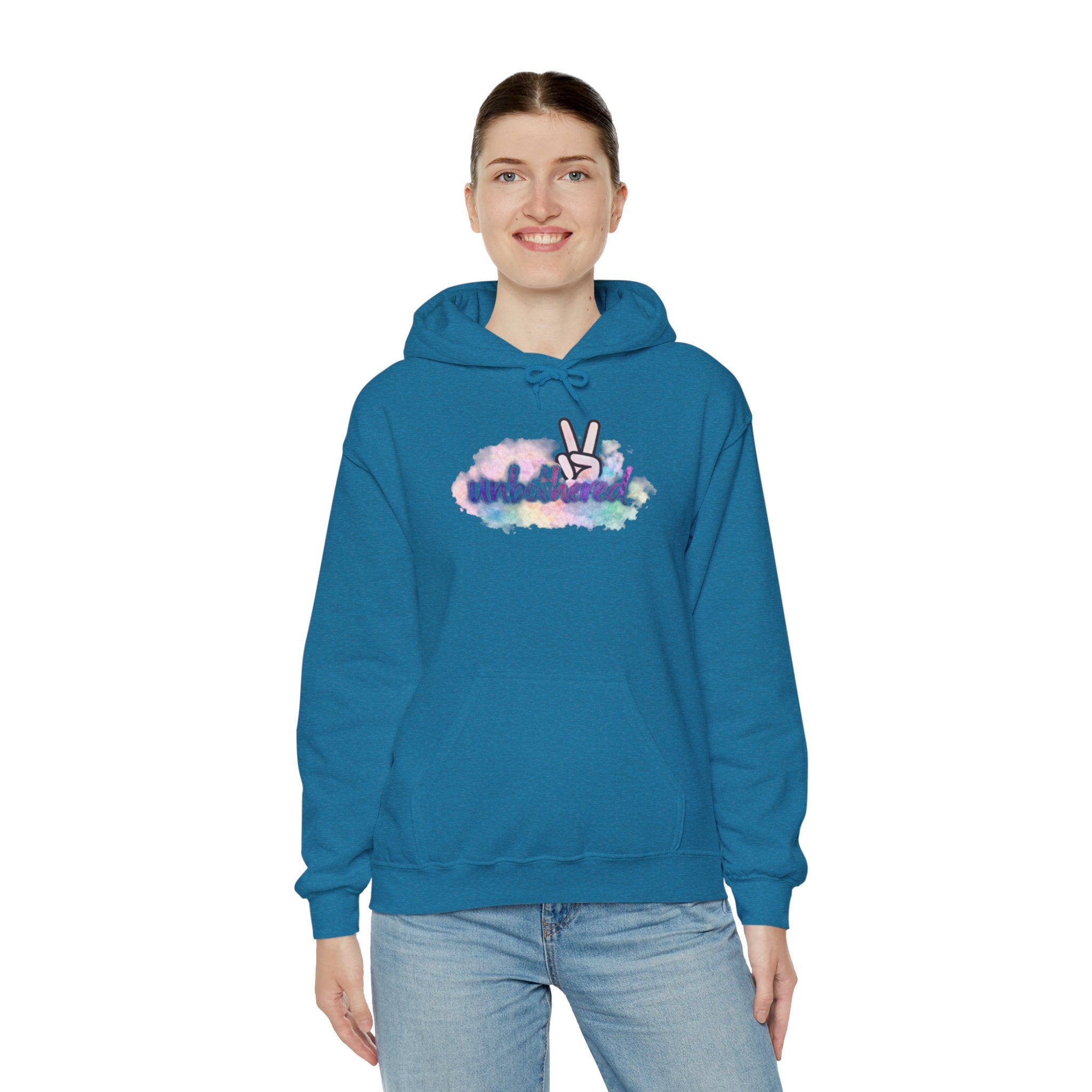 Unbothered Hoodie — Cozy Pullover Sweatshirt for Relaxed Vibes