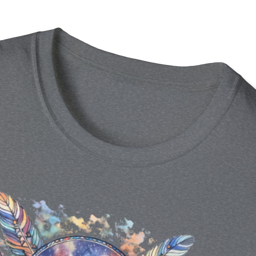 Watercolor Dreamcatcher Sunset T-Shirt — Boho Spiritual Tee
