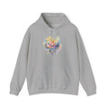 Lotus Watercolor Hoodie – Boho Spiritual Yoga Sweatshirt