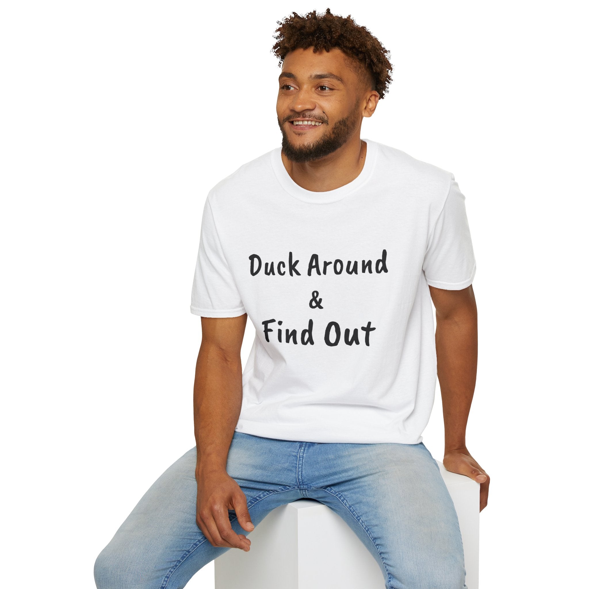 "Duck Around and Find Out" Tee — Women's Softstyle T-Shirt