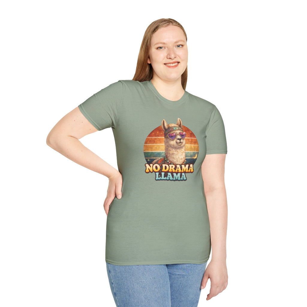 No Drama Llama Unisex Softstyle T-Shirt