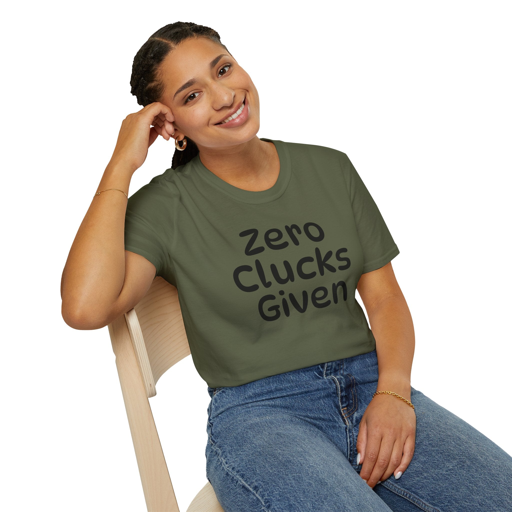 Zero Clucks Given Tshirt