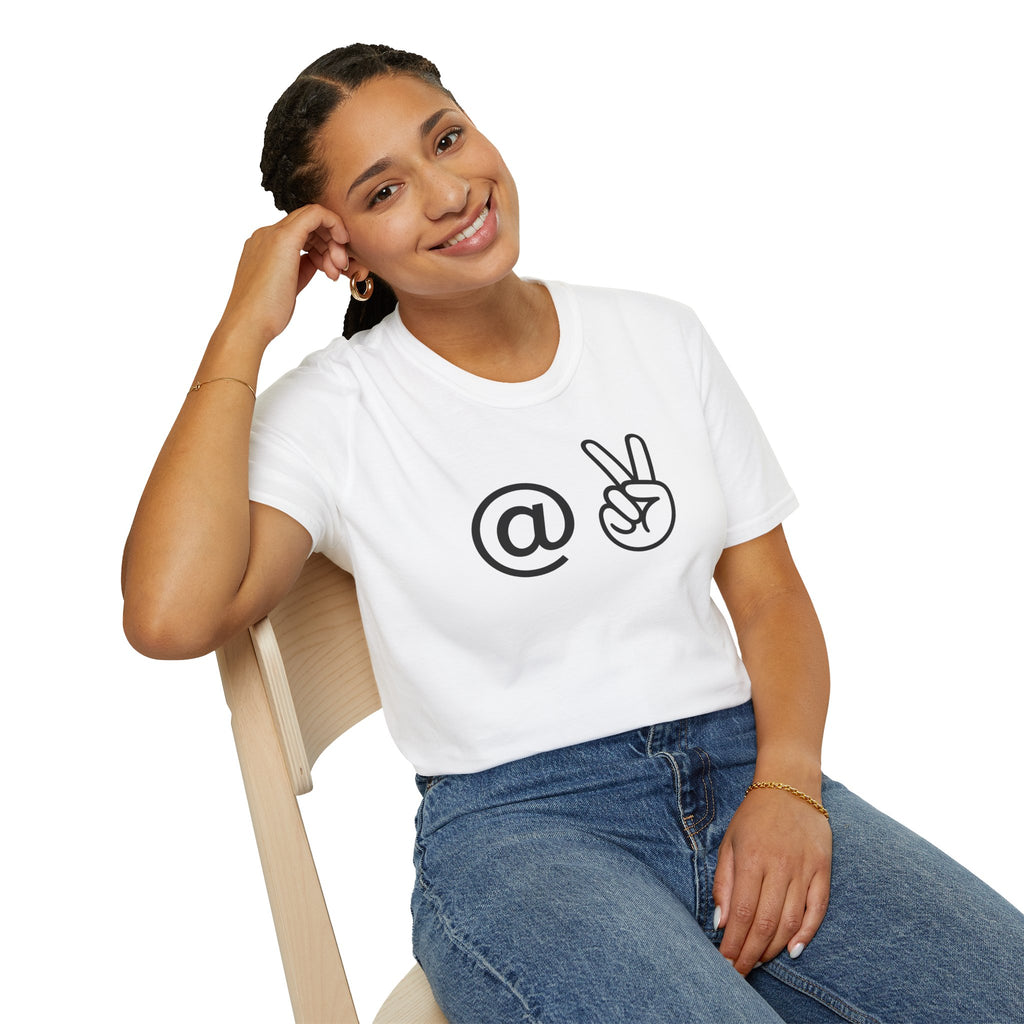At Peace T-Shirt — Minimalist Graphic Tee