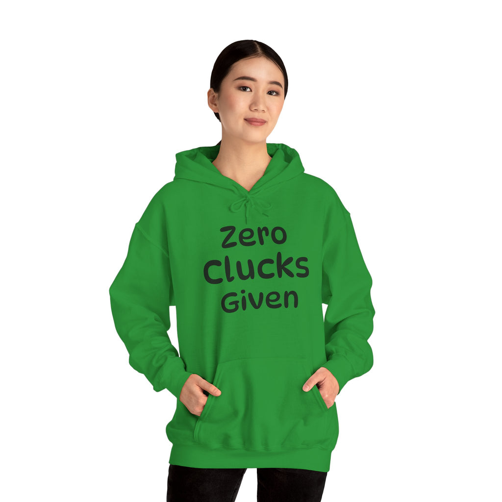 Zero Clucks Given Unisex Heavy Blend™ Hooded Sweatshirt