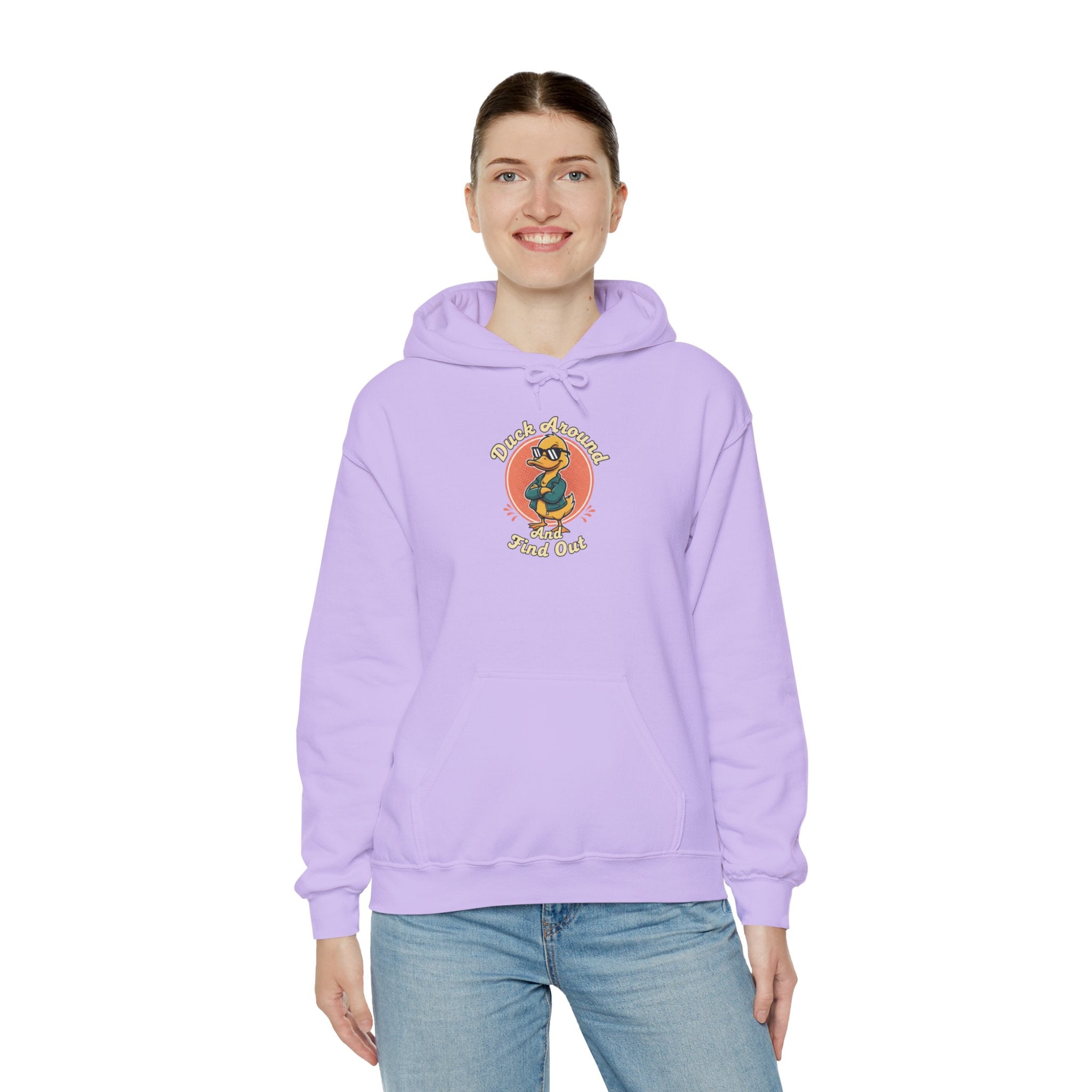 Duck Around and Find Out Hoodie — Funny Duck Graphic Hoodie