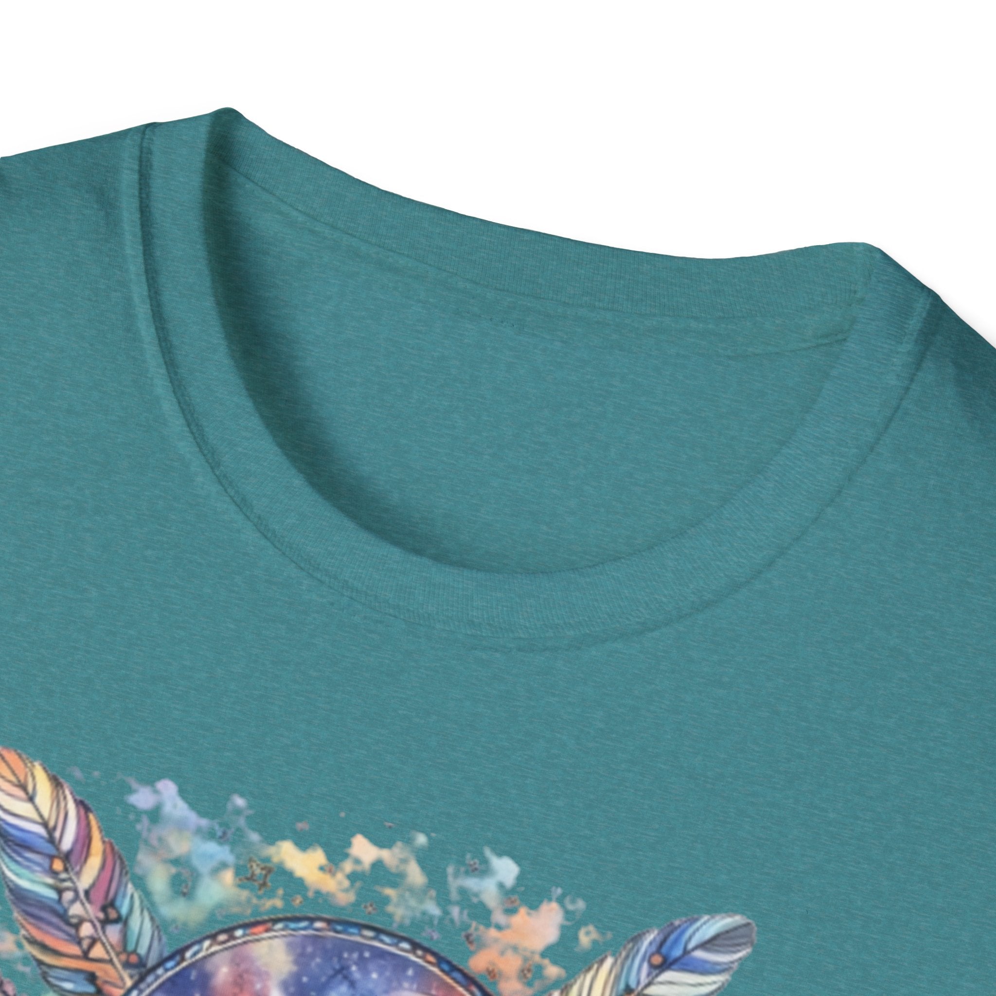 Watercolor Dreamcatcher Sunset T-Shirt — Boho Spiritual Tee