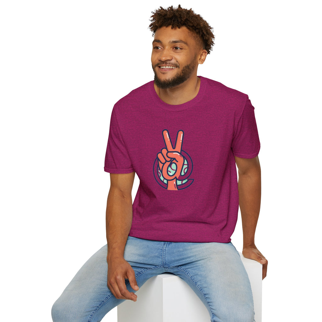 Peace Sign Hand T-Shirt | Retro Vibes, Minimal Graphic