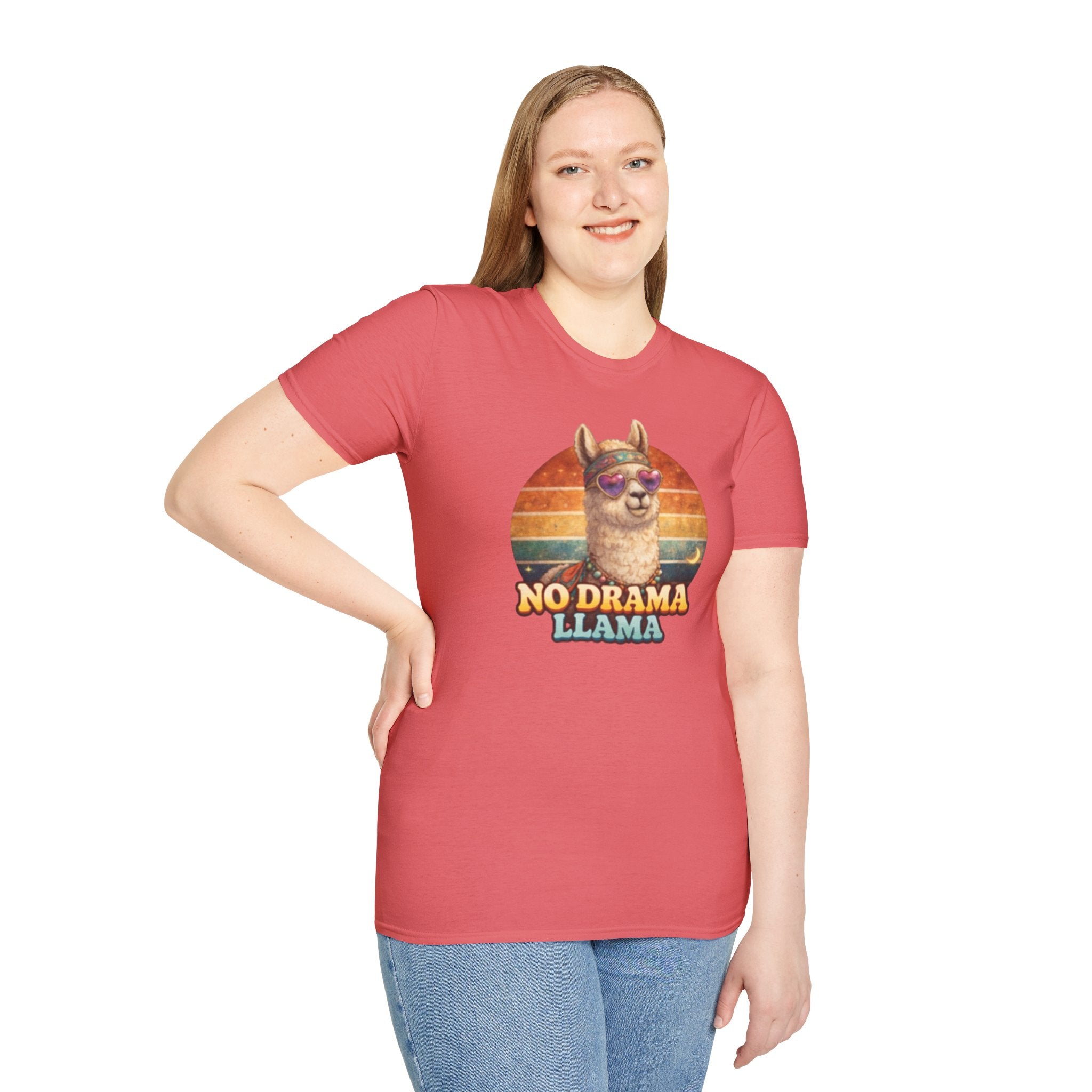 No Drama Llama Unisex Softstyle T-Shirt