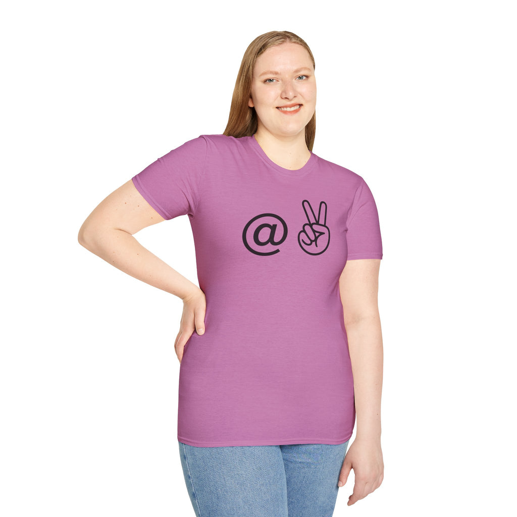 At Peace T-Shirt — Minimalist Graphic Tee