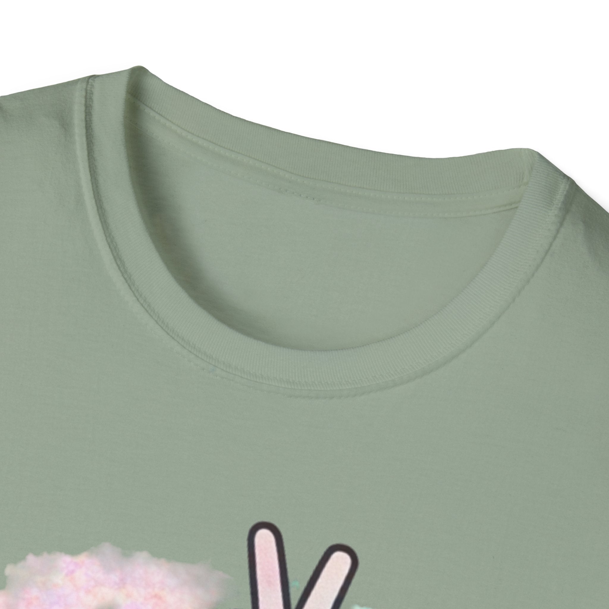 Unbothered Peace Sign T‑Shirt — Colorful Watercolor Graphic Tee