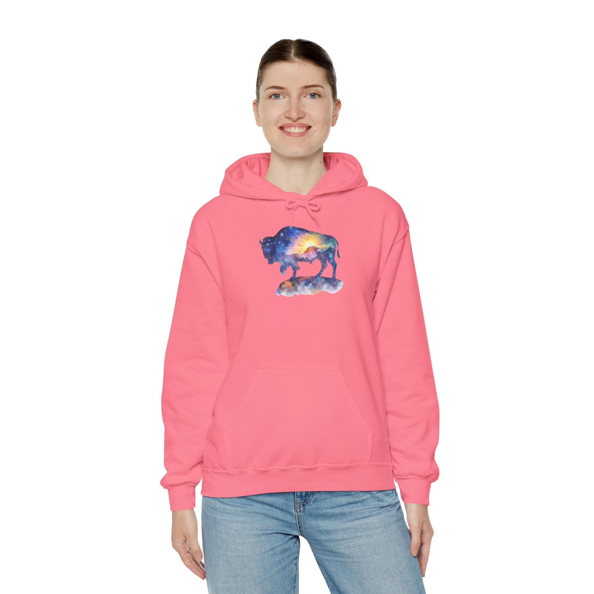 Cosmic Bison Graphic Sweatshirt
