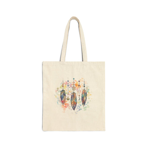 Boho Watercolor Dreamcatcher Tote