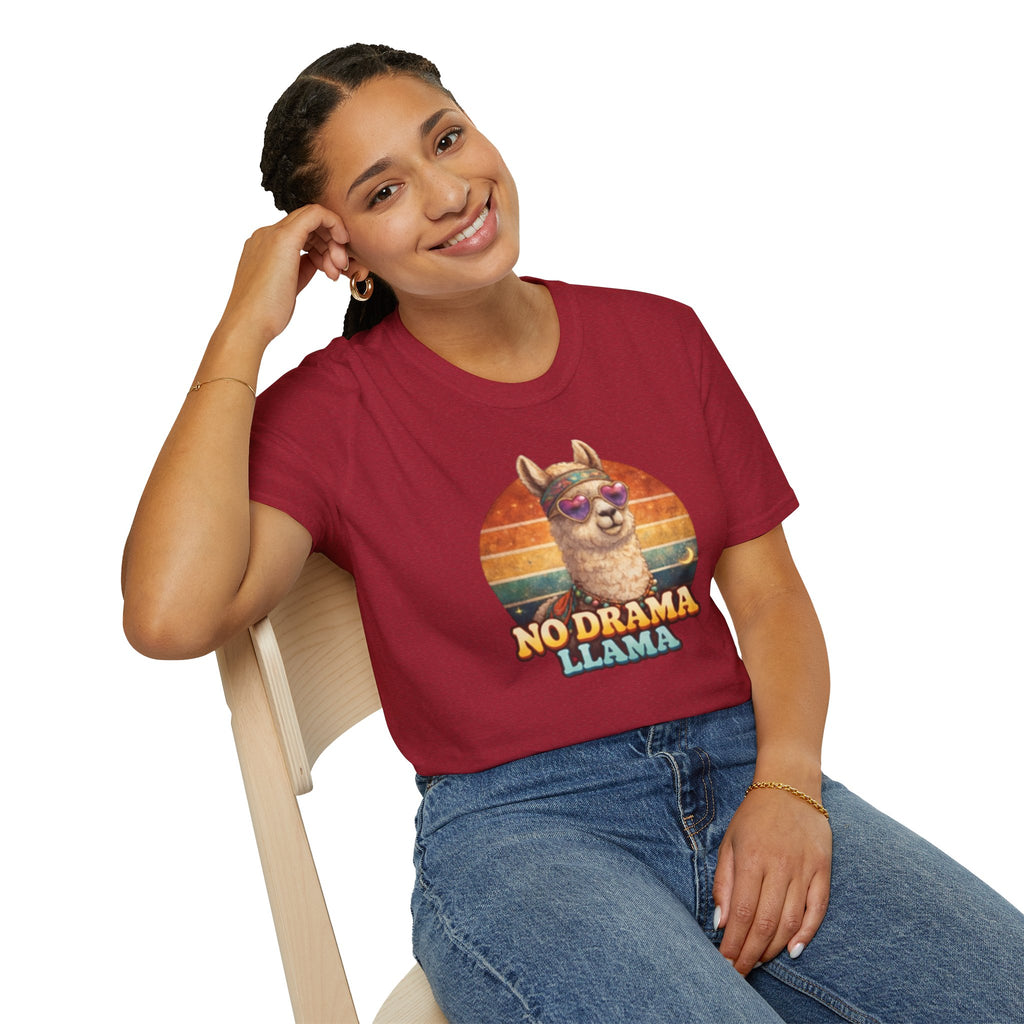 No Drama Llama Unisex Softstyle T-Shirt