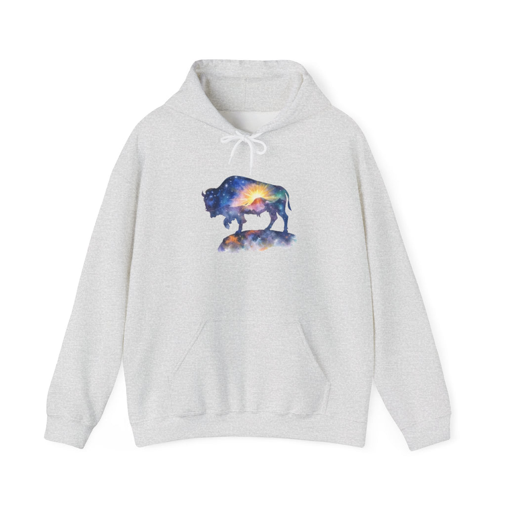 Colorful Bison Graphic Pullover