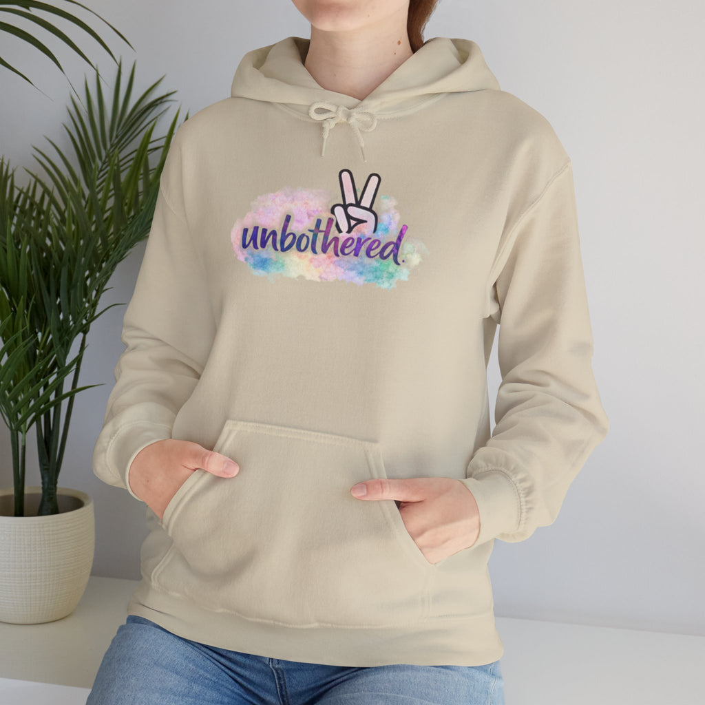 Unbothered Hoodie — Cozy Pullover Sweatshirt for Relaxed Vibes