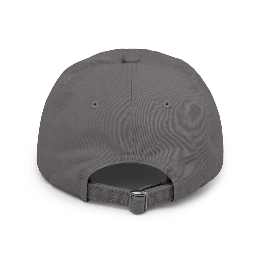 Wolf Moon Distressed Cap — Watercolor Nightscape Hat