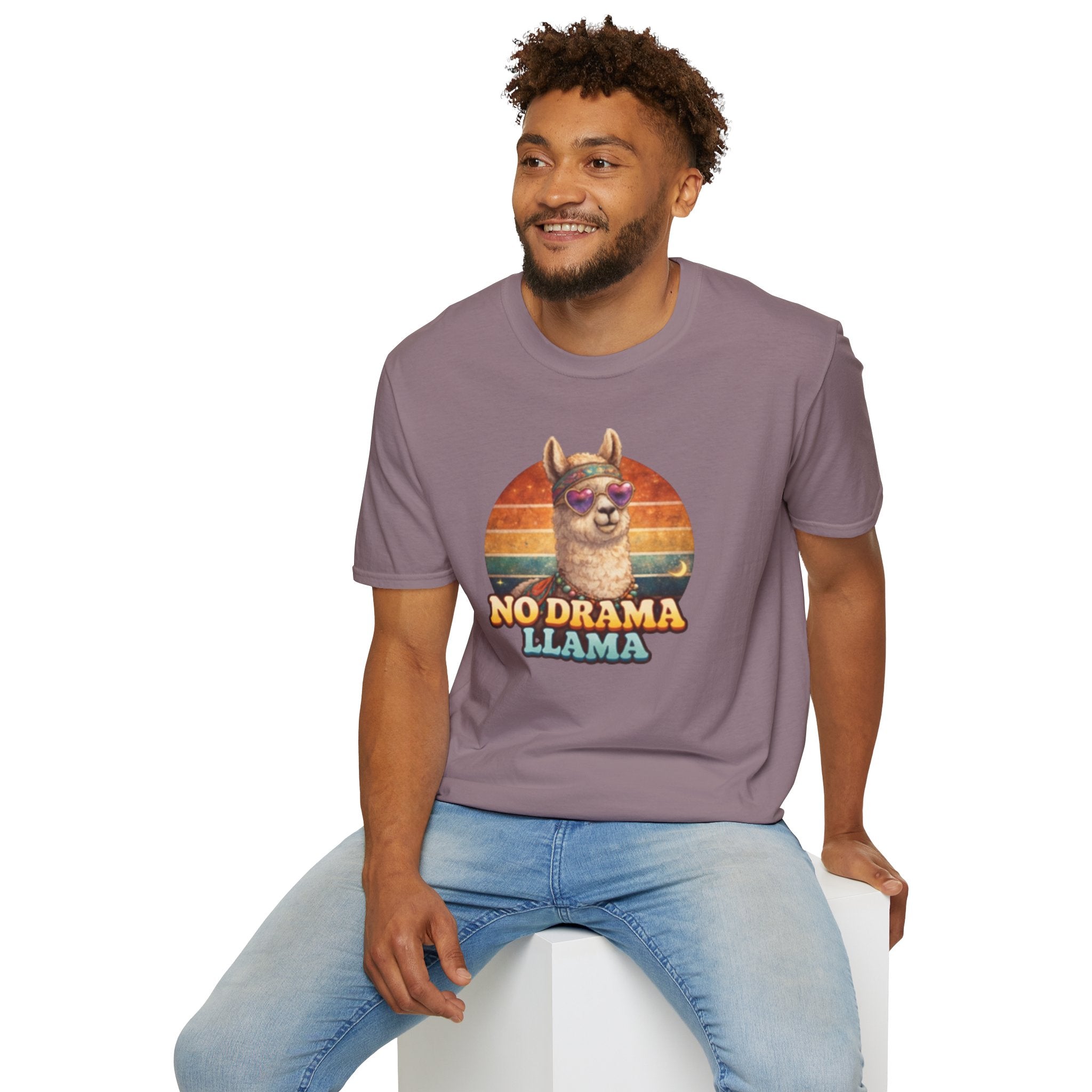 No Drama Llama Unisex Softstyle T-Shirt