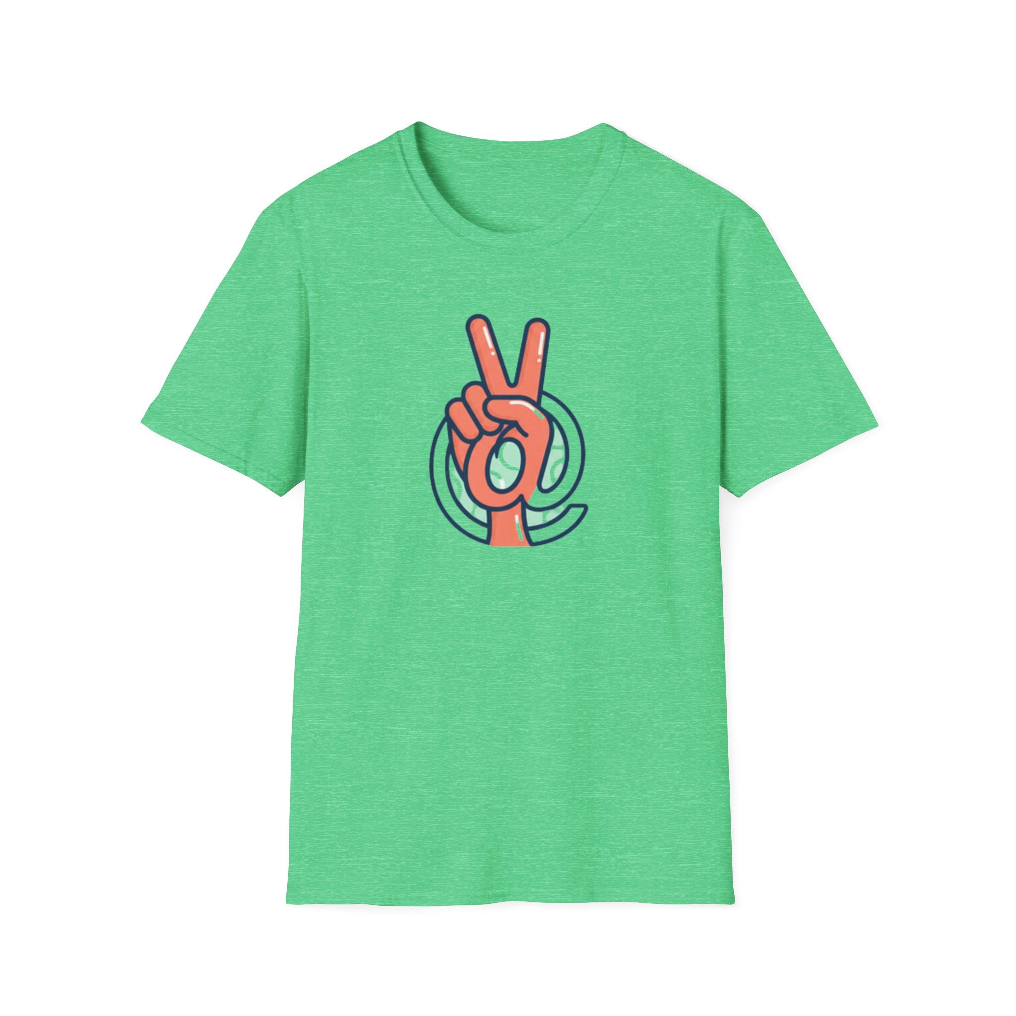 Peace Sign Hand T-Shirt | Retro Vibes, Minimal Graphic