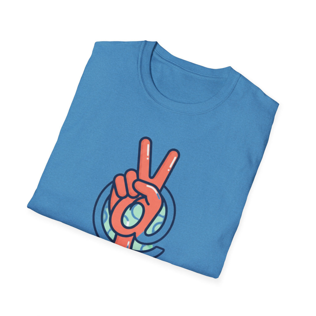 Peace Sign Hand T-Shirt | Retro Vibes, Minimal Graphic