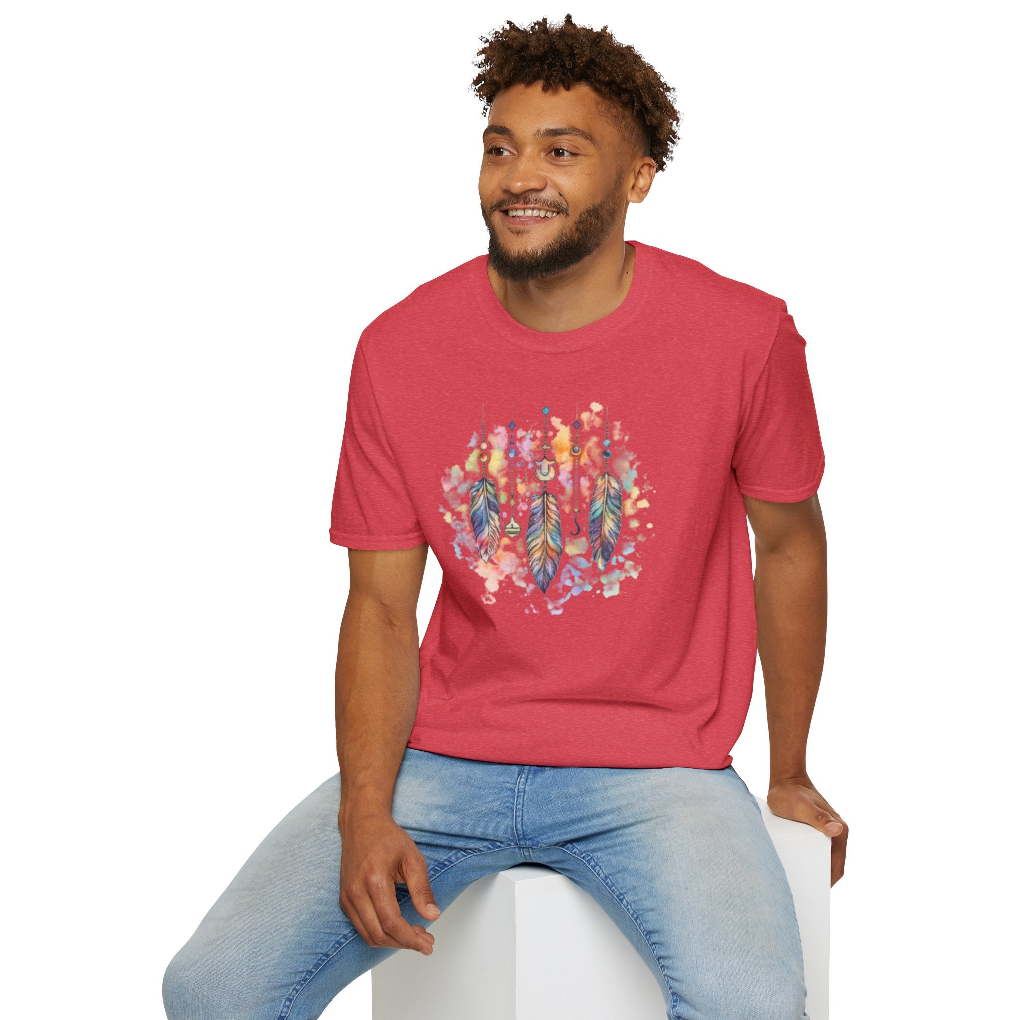Watercolor Dreamcatcher T-Shirt — Boho Feather Graphic Tee