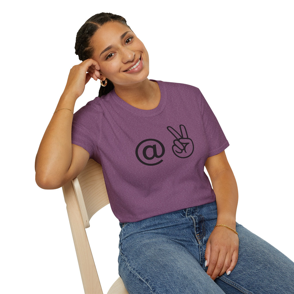 At Peace T-Shirt — Minimalist Graphic Tee