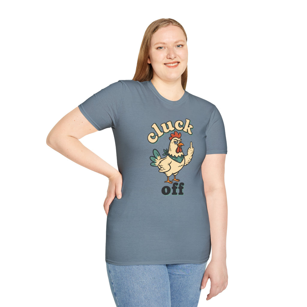 Cluck Off Chicken T-Shirt — Funny Retro Fowl Graphic Tee