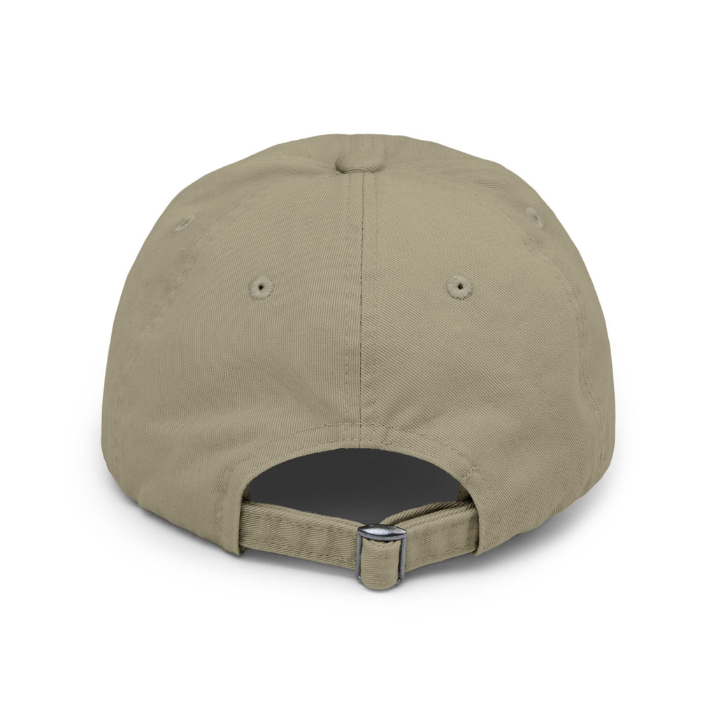 Distressed Embroidered "@ Peace" Cap