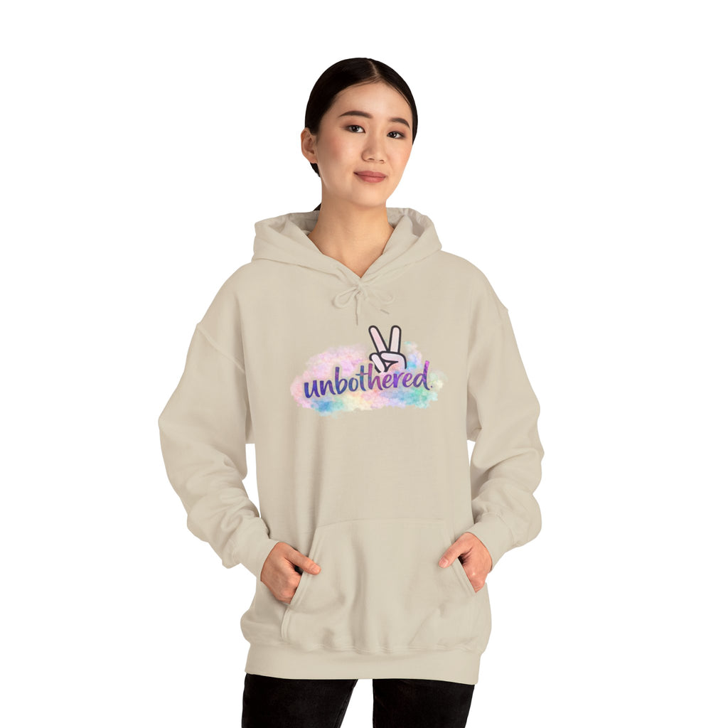 Unbothered Hoodie — Cozy Pullover Sweatshirt for Relaxed Vibes