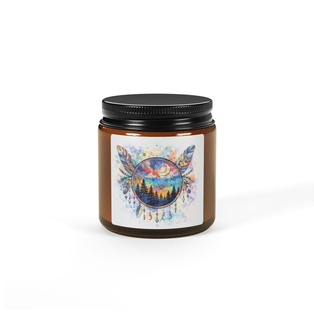 Dreamcatcher Amber Soy Candle —  Boho Home Decor