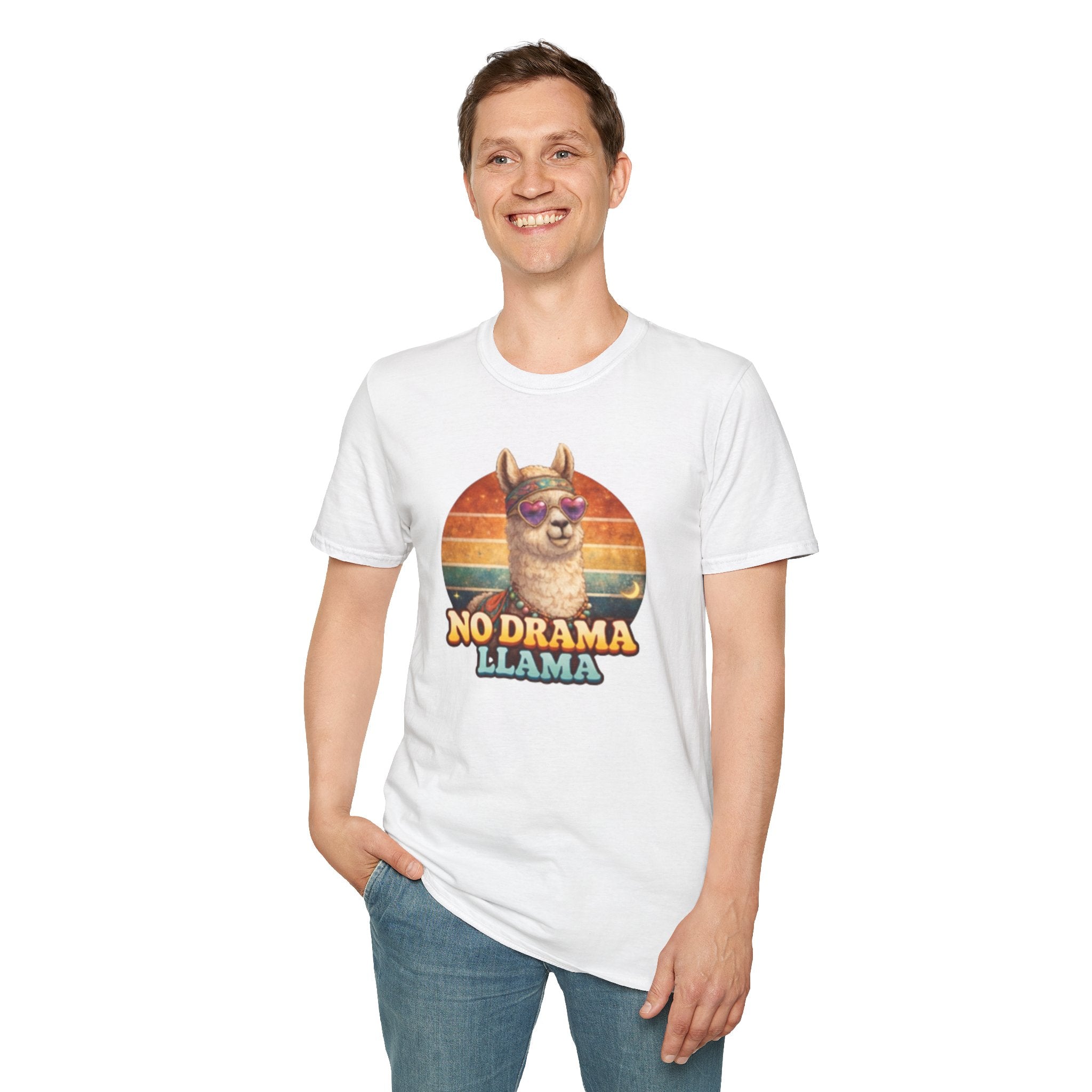 No Drama Llama Unisex Softstyle T-Shirt