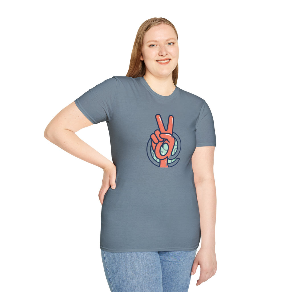 Peace Sign Hand T-Shirt | Retro Vibes, Minimal Graphic