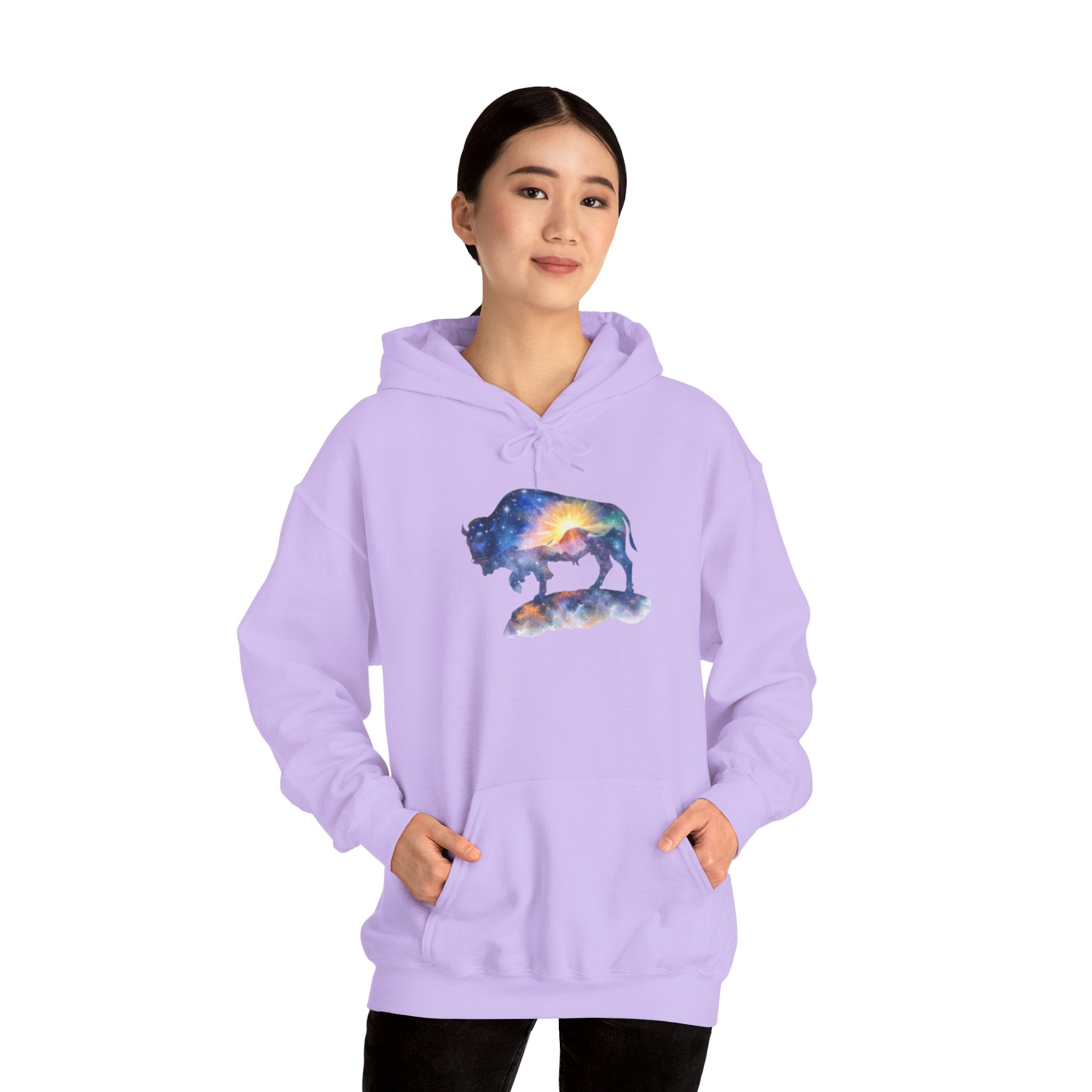 Cosmic Bison Graphic Sweatshirt