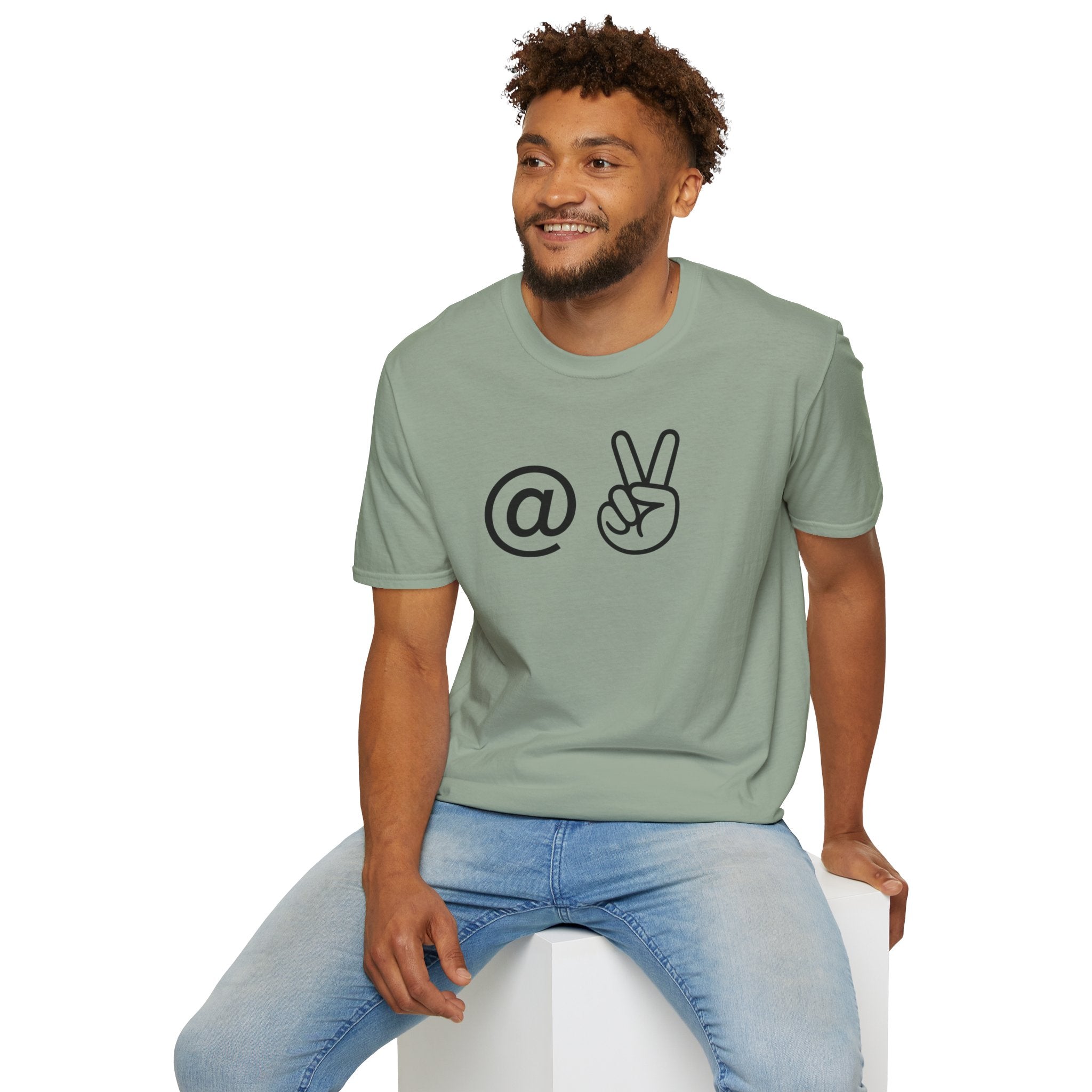 At Peace T-Shirt — Minimalist Graphic Tee