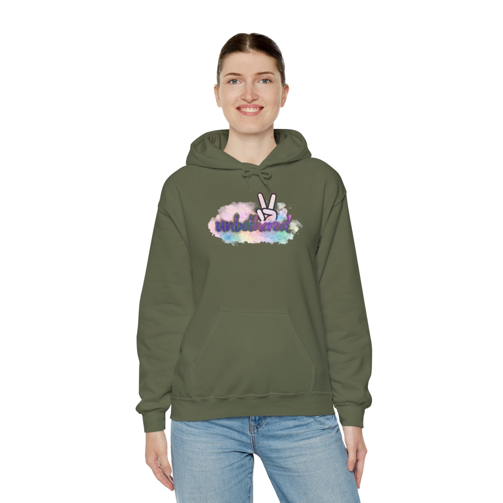 Unbothered Hoodie — Cozy Pullover Sweatshirt for Relaxed Vibes