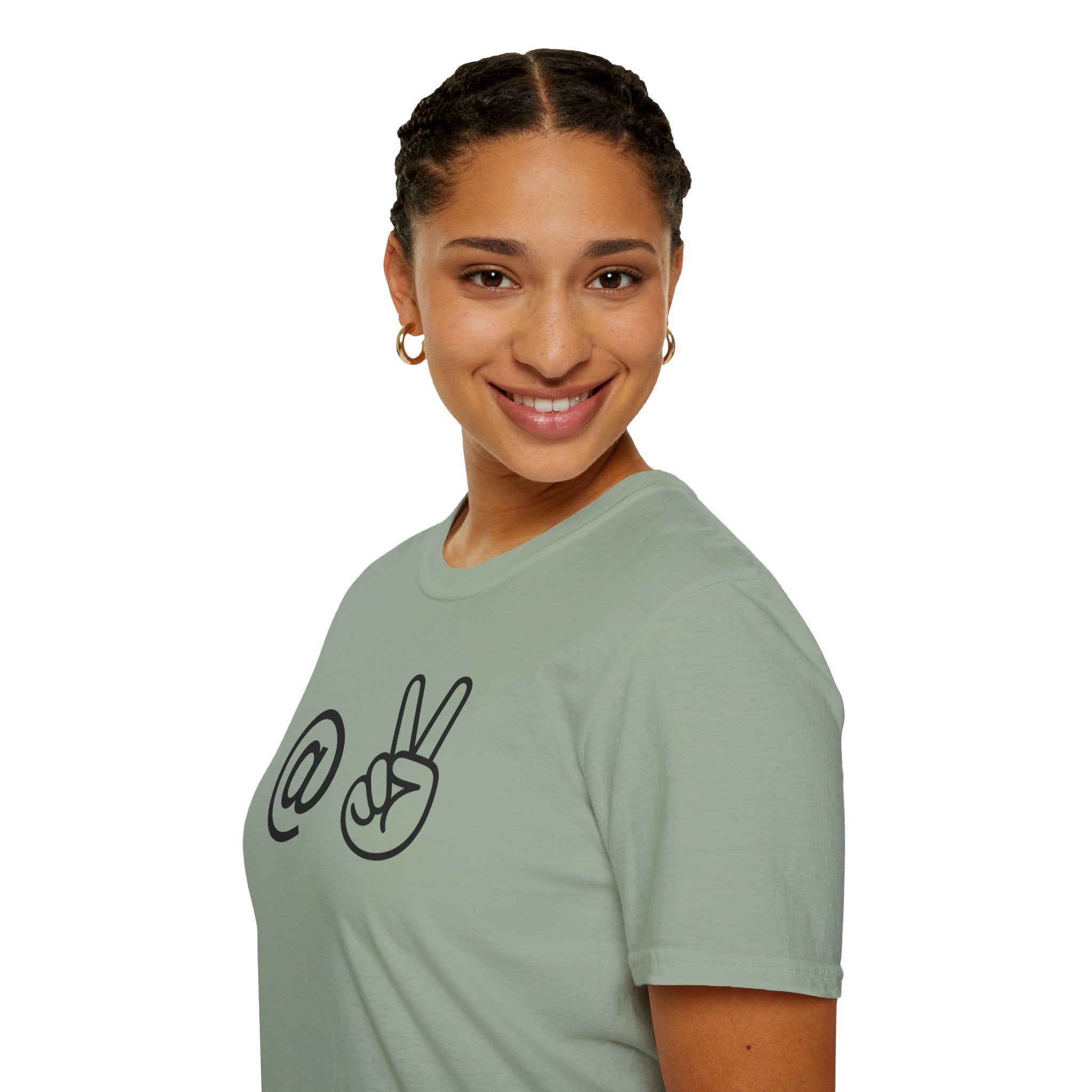 At Peace T-Shirt — Minimalist Graphic Tee