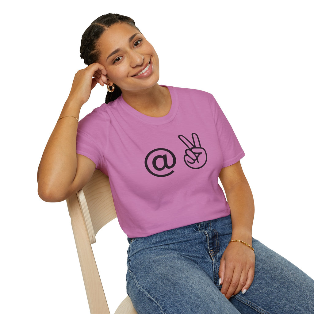 At Peace T-Shirt — Minimalist Graphic Tee