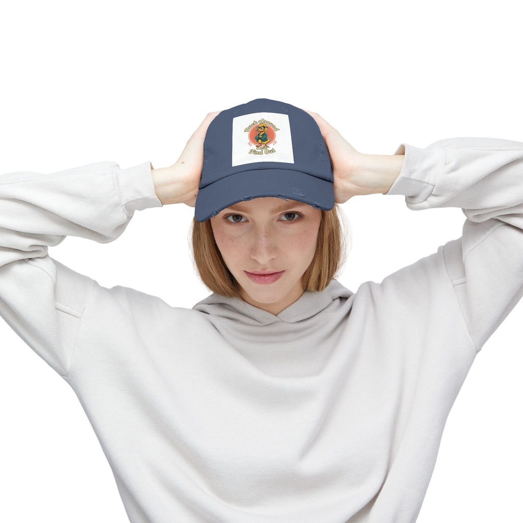 Duck Around and Find Out — Vintage Cartoon Distressed Cap