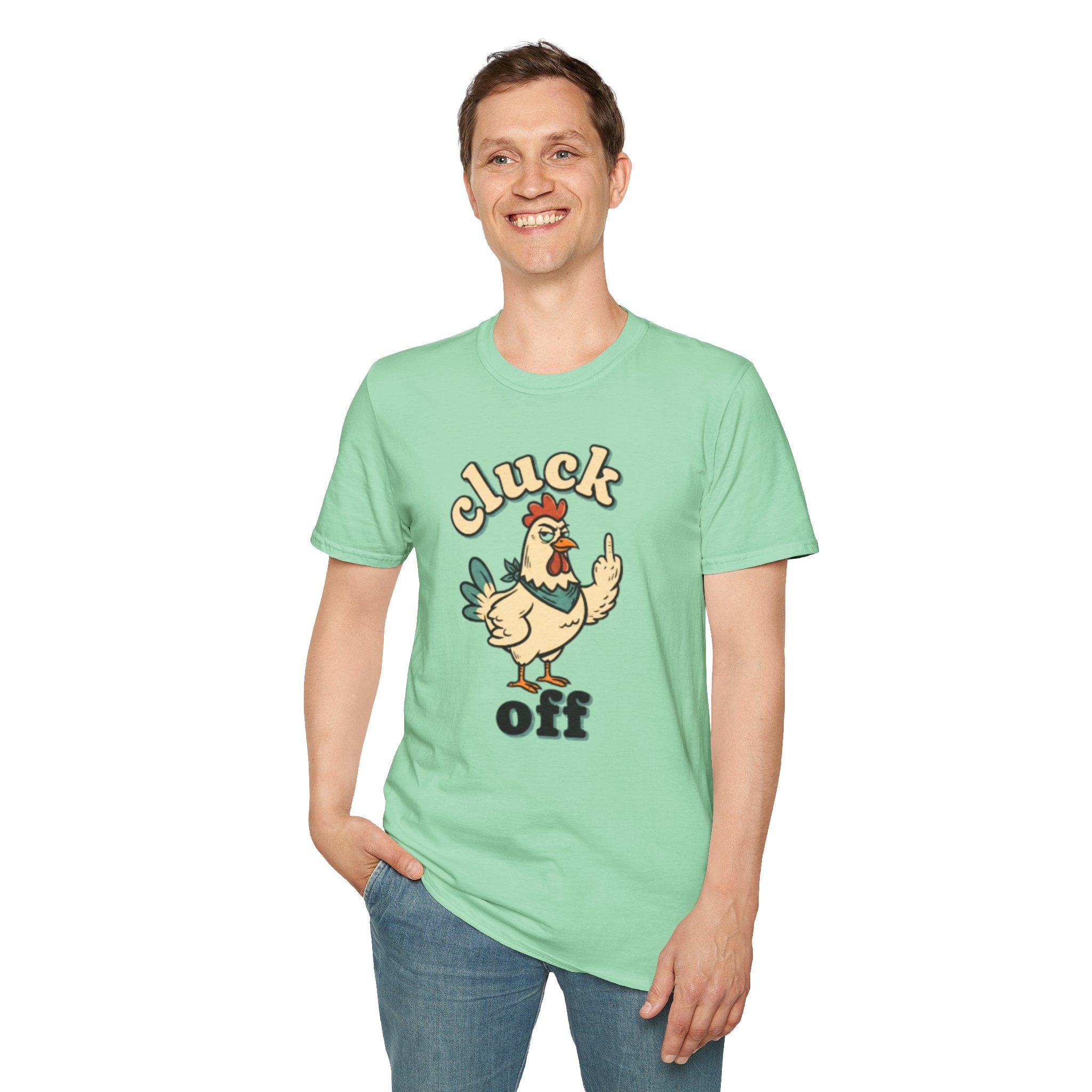 Cluck Off Chicken T-Shirt — Funny Retro Fowl Graphic Tee