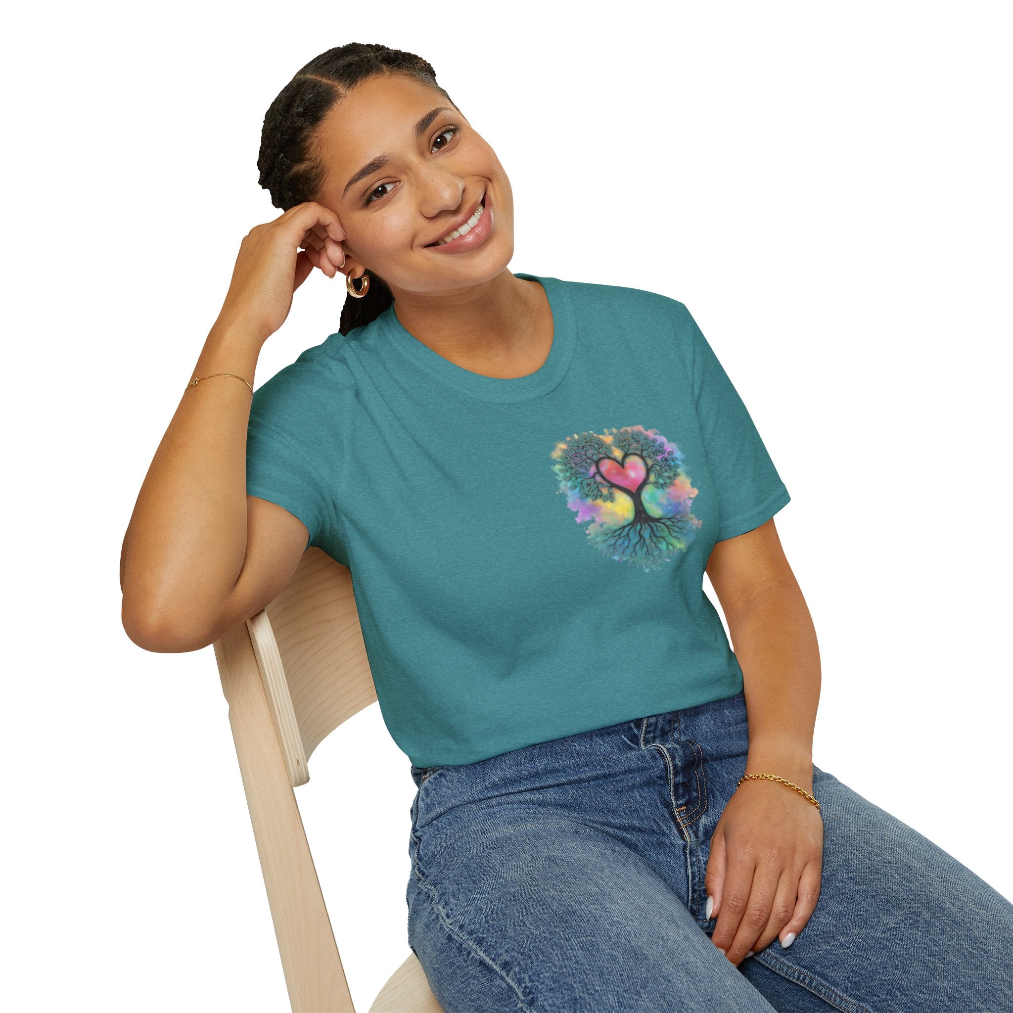 Rainbow Tree of Life Graphic T-Shirt
