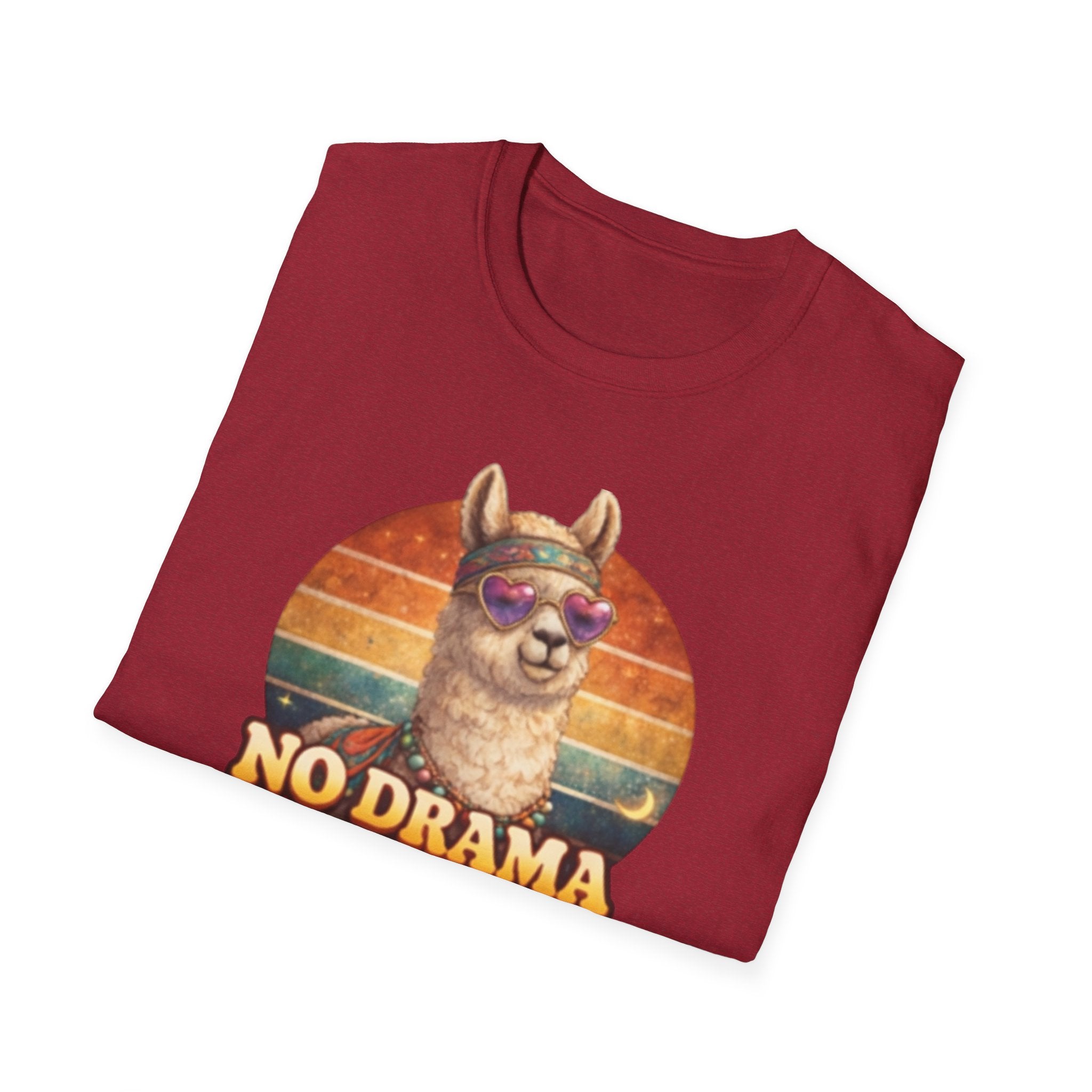 No Drama Llama Unisex Softstyle T-Shirt