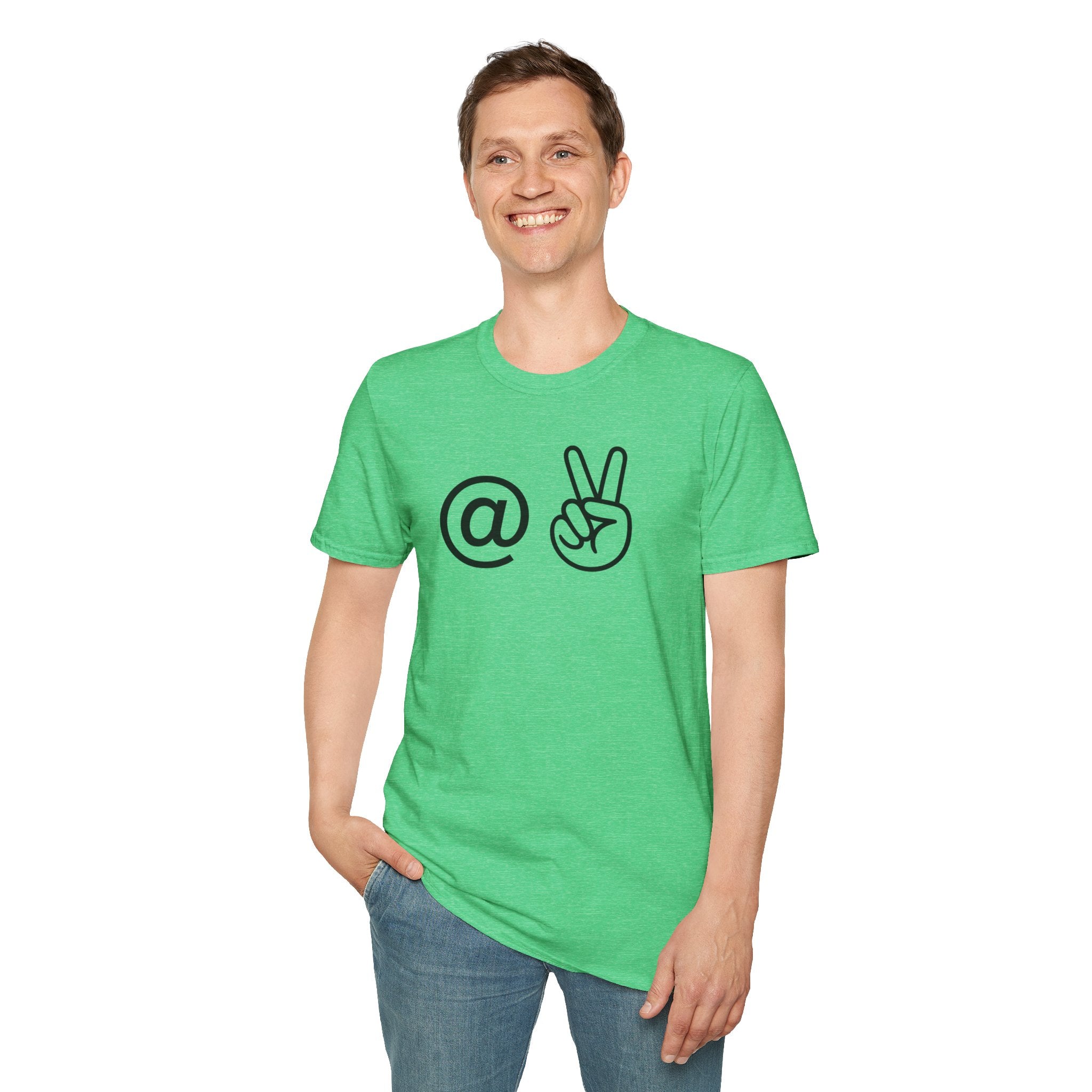 At Peace T-Shirt — Minimalist Graphic Tee