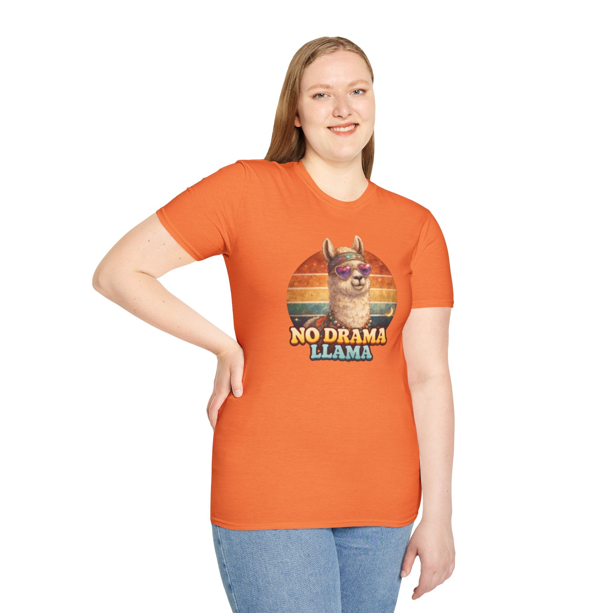 No Drama Llama Unisex Softstyle T-Shirt