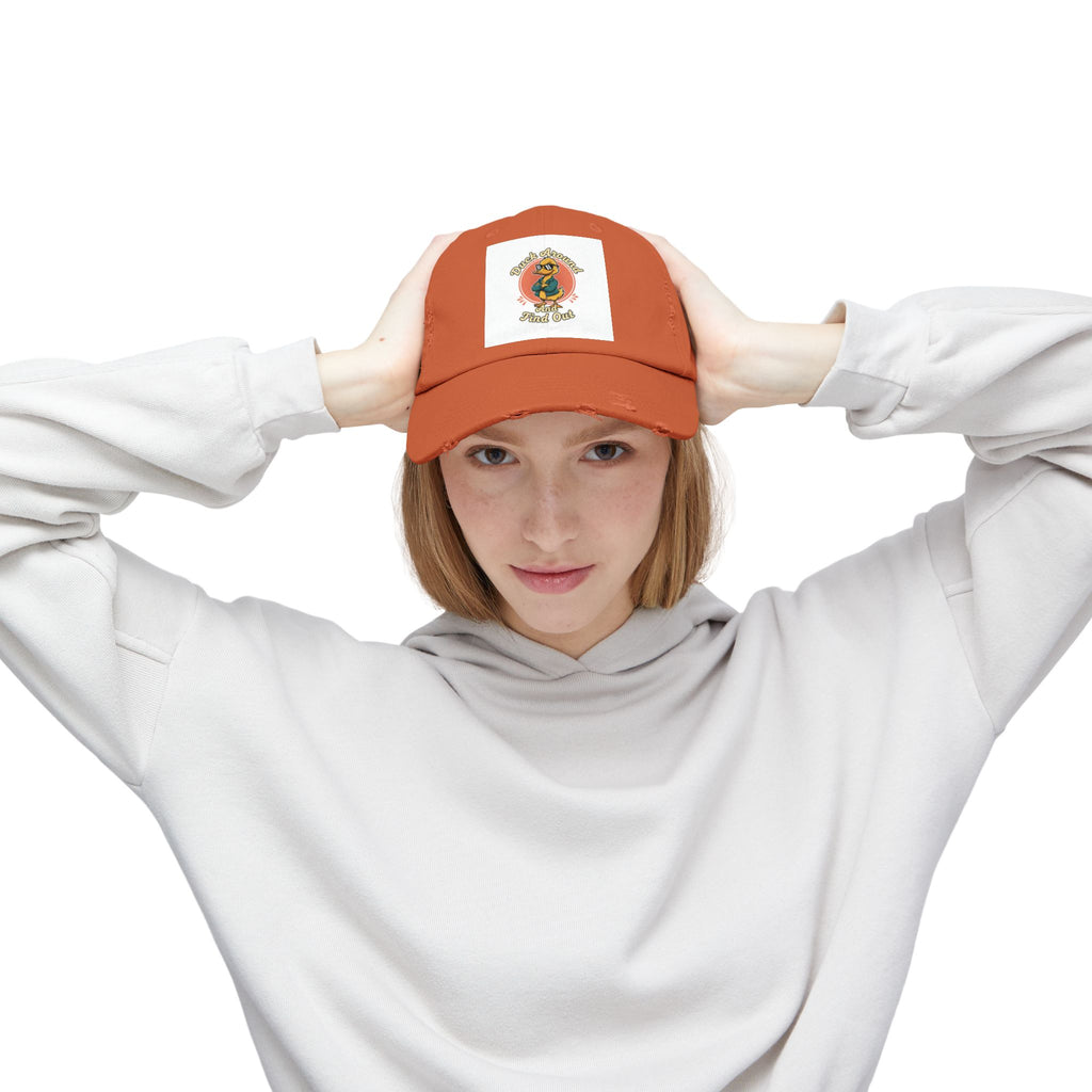 Duck Around and Find Out — Vintage Cartoon Distressed Cap