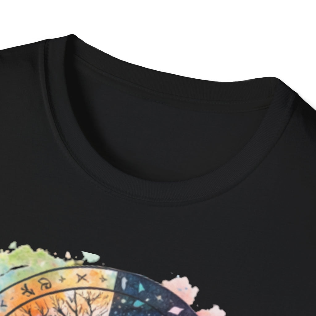 Tree of Life Yin Yang T-Shirt — Watercolor Sun & Moon Graphic Tee